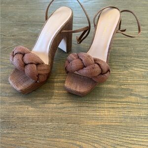 Loeffler Randall Size 8.5 Fae Platform Sandals